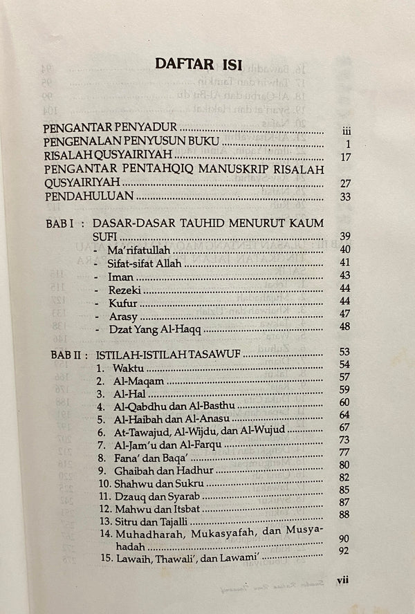 Risalah Qusyairiyah - Sumber Kajian Ilmu Tasawuf